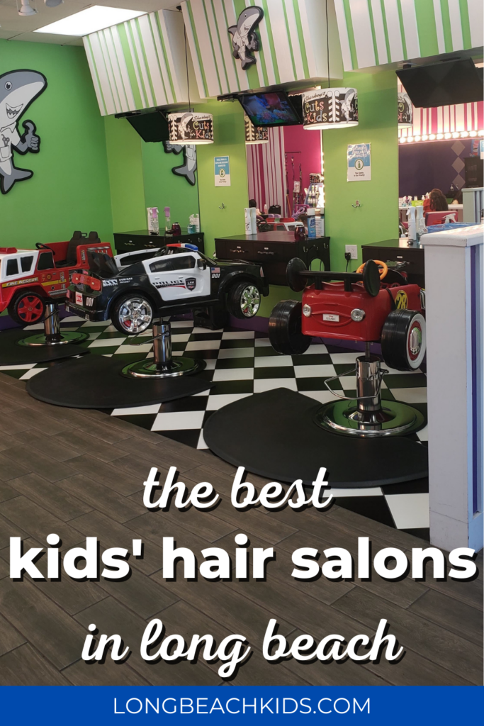 kids' hair salon; text: the best kids' hair salons in long beach